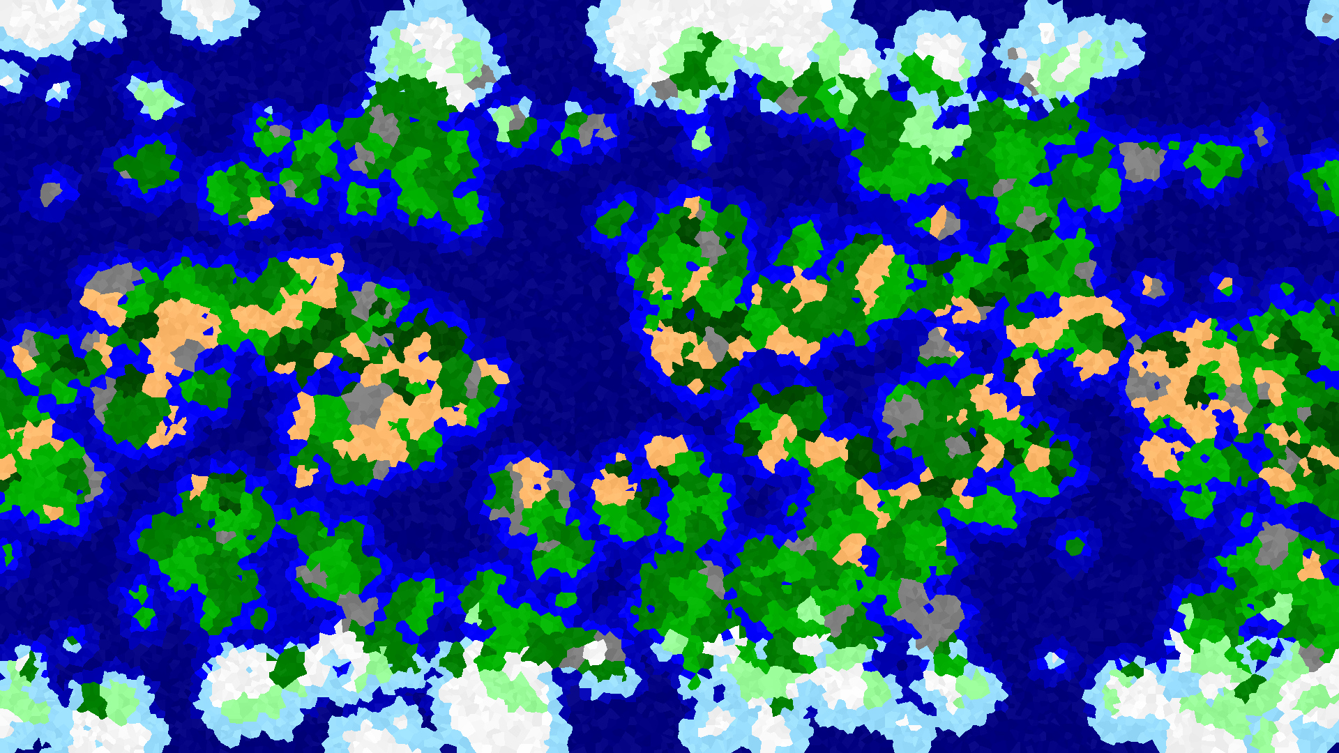 A Map Generated by BiomeGen