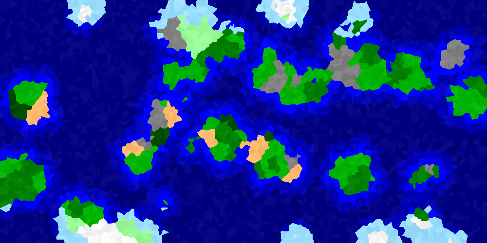 A Map Generated by BiomeGen