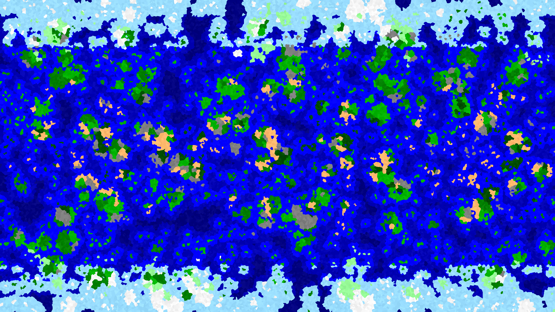 A Map Generated by BiomeGen